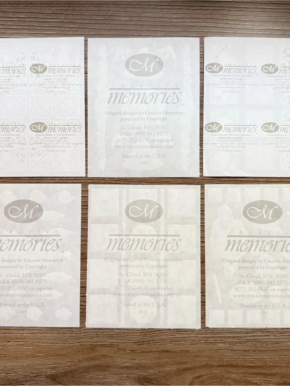 Vintage Creative Memories Holiday / Christmas Sticker Sheet Lot Set